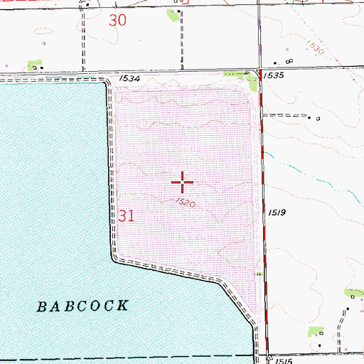 Topographic Map of Lake North, NE