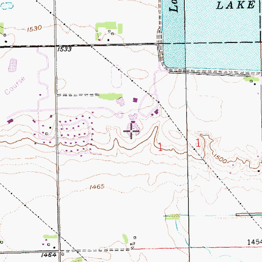 Topographic Map of Faculty Center, NE