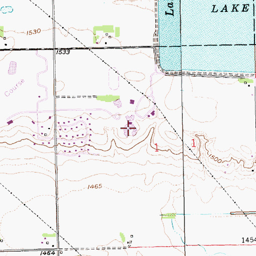 Topographic Map of Central Community College - Platte Campus, NE