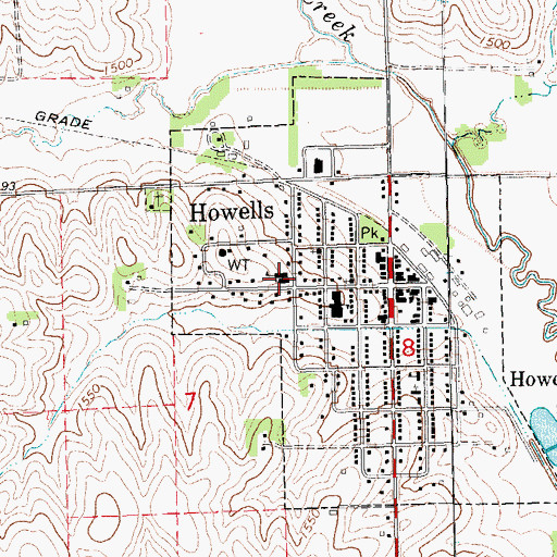 Topographic Map of Saints Peter and Paul Catholic Church, NE