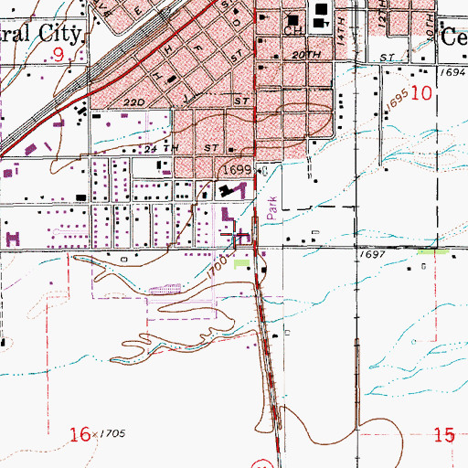 Topographic Map of Community Care of America, NE