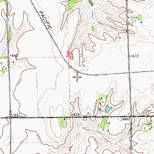 Topographic Map of Yanka (historical), NE