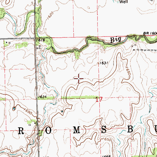 Topographic Map of Township of Stromsburg, NE