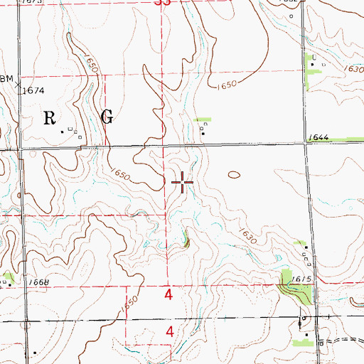 Topographic Map of Polk County Fair Grounds, NE