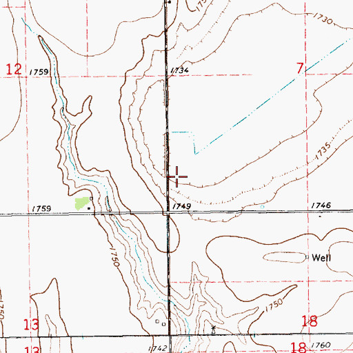 Topographic Map of Nelson Federal Waterfowl Production Area, NE