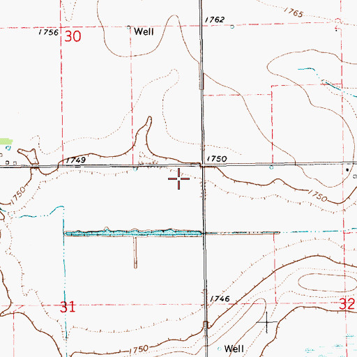 Topographic Map of Troester Federal Waterfowl Production Area, NE