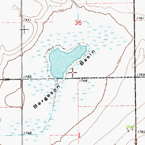 Topographic Map of Pintail State Wildlife Management Area, NE