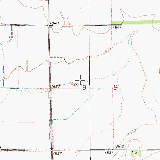 Topographic Map of Springer Federal Waterfowl Production Area, NE