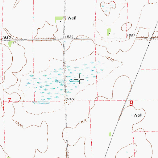 Topographic Map of Gadwall State Wildlife Management Area, NE