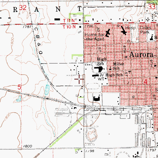 Topographic Map of Evangelical Covenant Church, NE