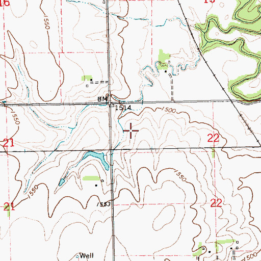 Topographic Map of Township C, NE