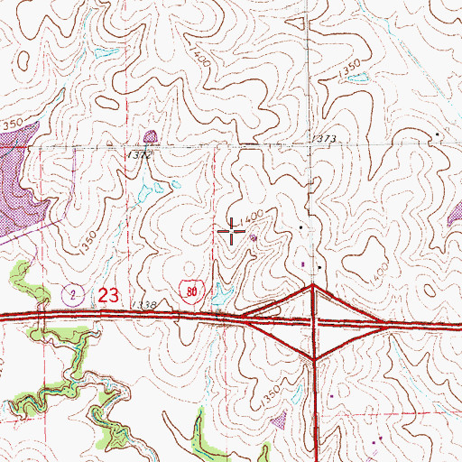 Topographic Map of Township I, NE