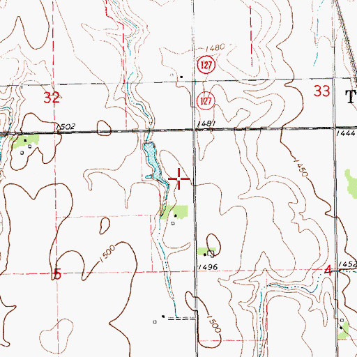 Topographic Map of Saint Gregory the Great Seminary, NE