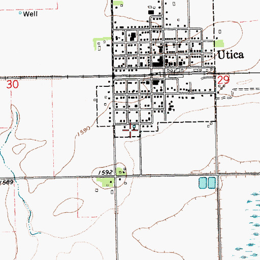 Topographic Map of Conns Park, NE