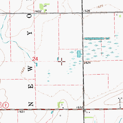 Topographic Map of Spikerush State Wildlife Management Area, NE
