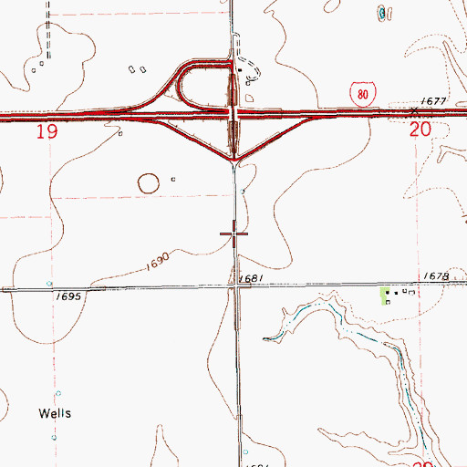 Topographic Map of Charlestown (historical), NE