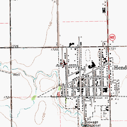 Topographic Map of Mennonite Brethren Church, NE