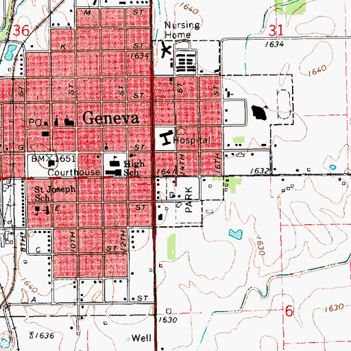 Topographic Map of Family Medical Center, NE