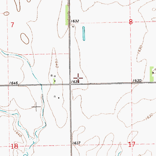 Topographic Map of Real Federal Waterfowl Production Area, NE