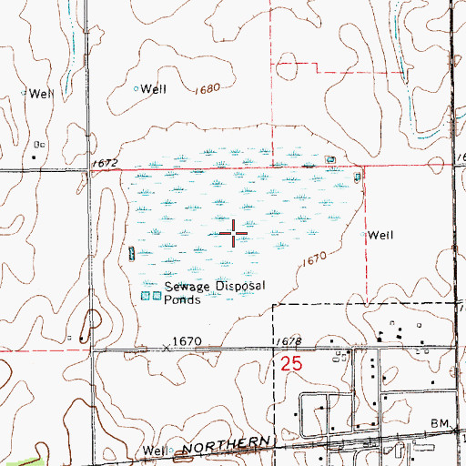 Topographic Map of Marsh Hawk State Wildlife Management Area, NE