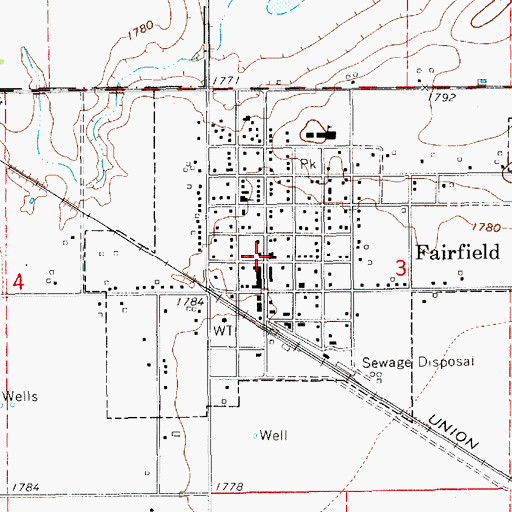 Topographic Map of Community Presbyterian Church, NE