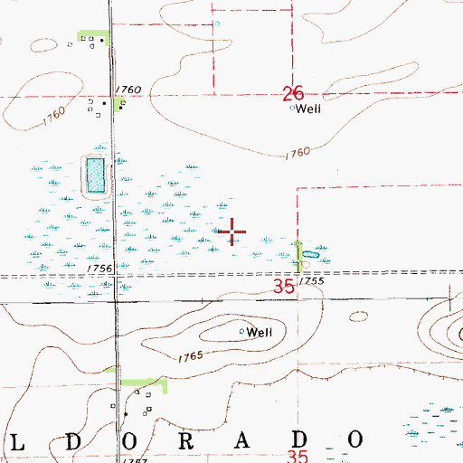 Topographic Map of Sandpiper Federal Waterfowl Production Area, NE
