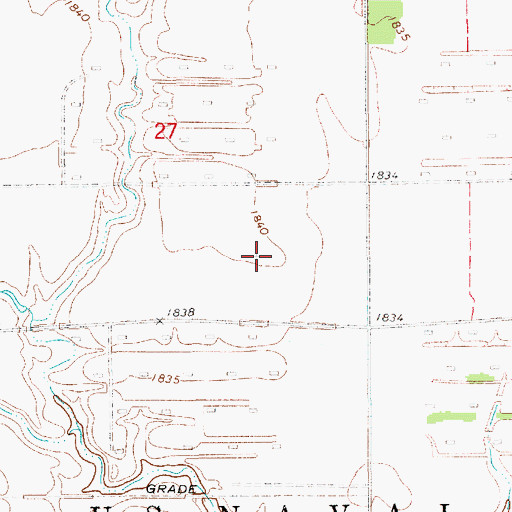 Topographic Map of United States Naval Ammunition Depot (historical), NE