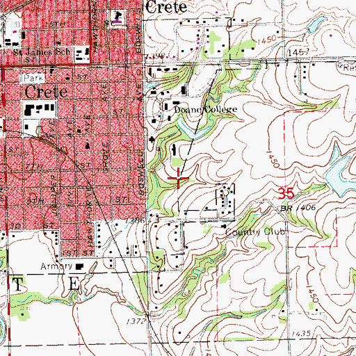 Topographic Map of Taylor House, NE