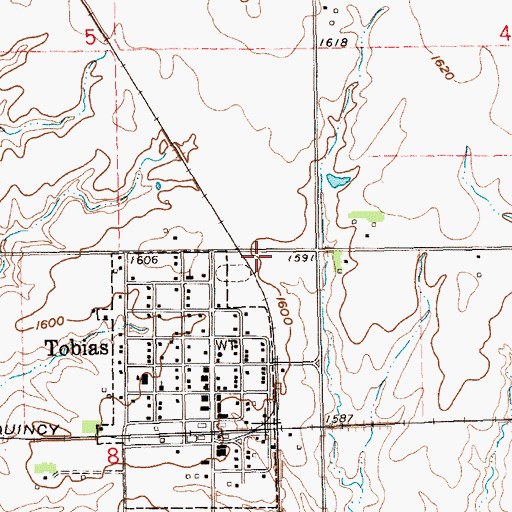 Topographic Map of Sergeant Leodegar Schnyder Historical Marker, NE