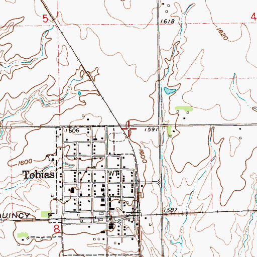 Topographic Map of Sergeant Leodegar Schnyder Historical Marker, NE