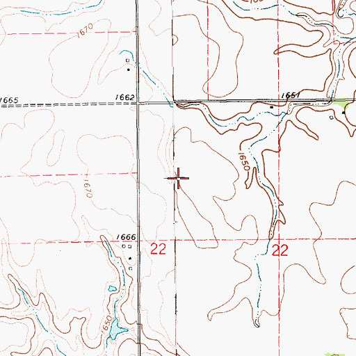 Topographic Map of Township of Hardy, NE