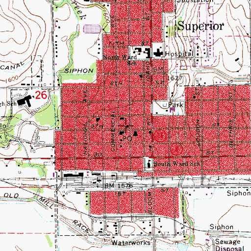 Topographic Map of Our Redeemer Lutheran Church, NE