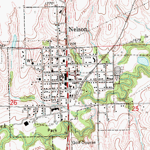 Topographic Map of Seventh Day Adventist Church, NE