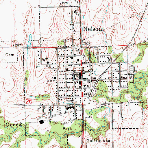Topographic Map of North Park, NE