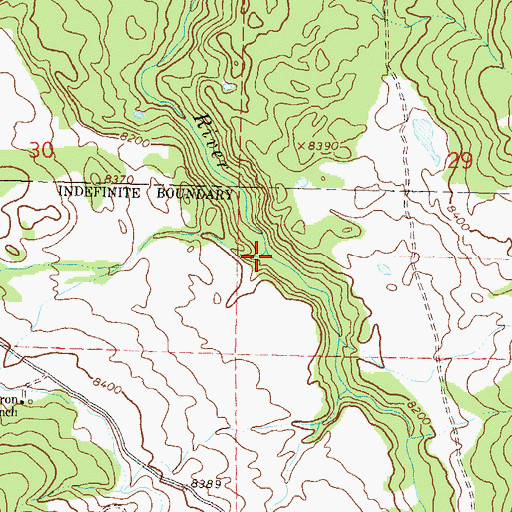 Topographic Map of Coal Creek, CO
