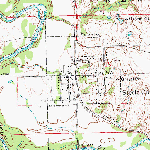 Topographic Map of Presbyterian Church, NE