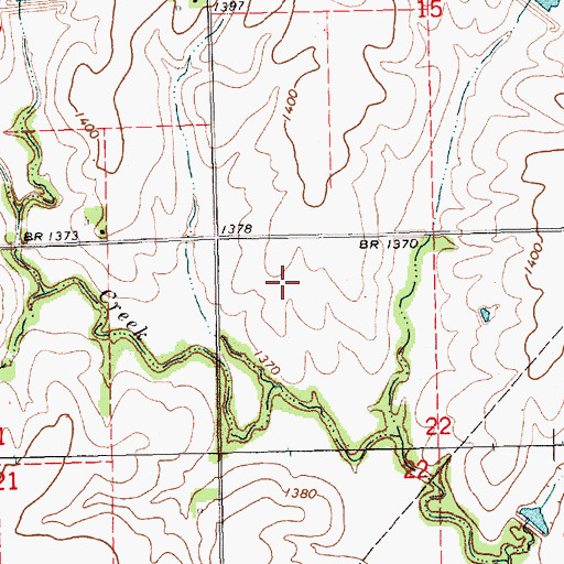 Topographic Map of Township of Pleasant, NE