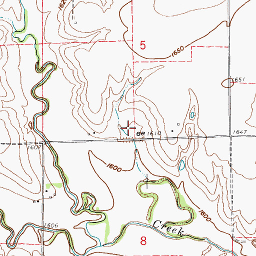 Topographic Map of Valley View School (historical), NE