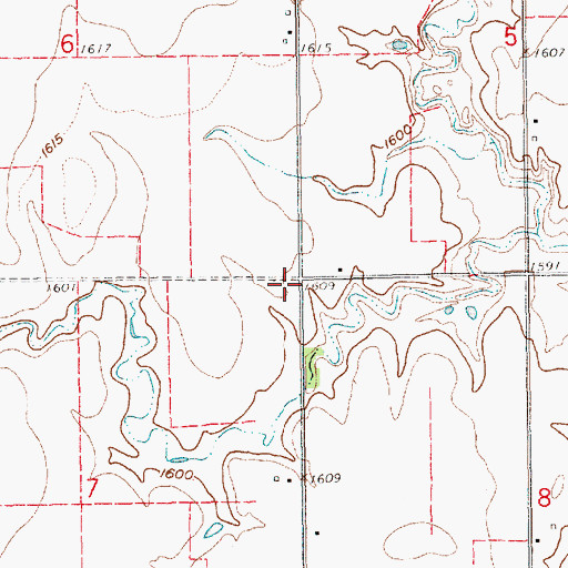 Topographic Map of Plum College School (historical), NE