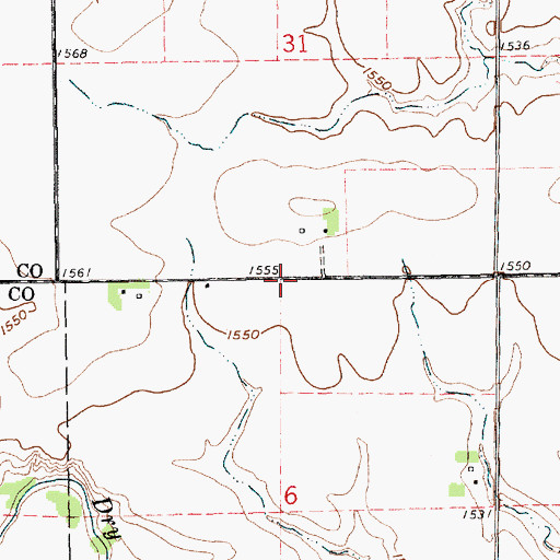 Topographic Map of Medlar School (historical), NE