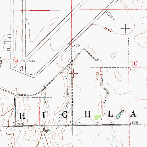 Topographic Map of Excelsior School (historical), NE