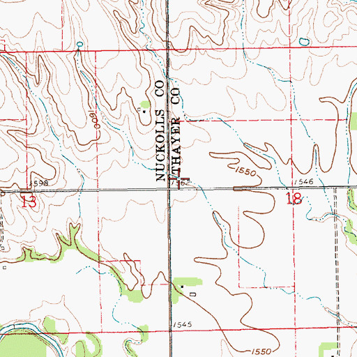 Topographic Map of Sunshine Valley School (historical), NE