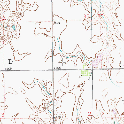 Topographic Map of Stoddard School (historical), NE