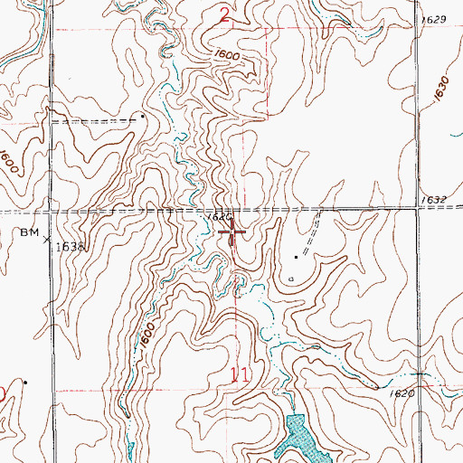 Topographic Map of Prairie Rose School (historical), NE