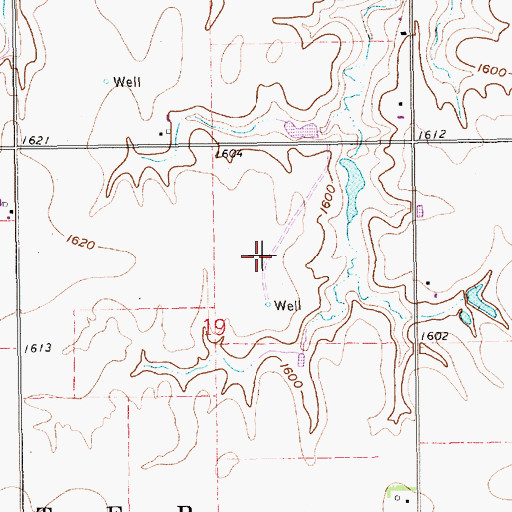 Topographic Map of Forrell School (historical), NE