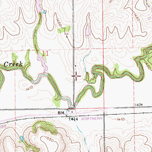 Topographic Map of Hobbs School (historical), NE