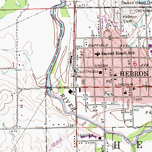 Topographic Map of Norder Agri-Grain Incorporated Elevator, NE