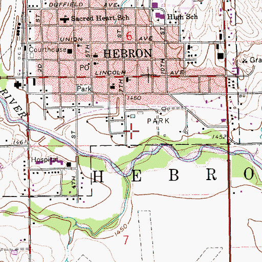 Topographic Map of Legion Field, NE