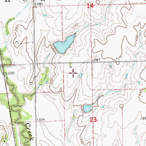 Topographic Map of Austin Post Office (historical), NE