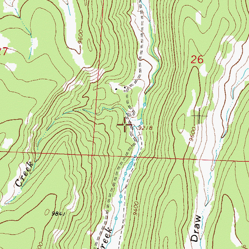 Topographic Map of Oso Creek, CO